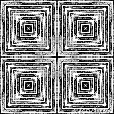 Dark black and white Geometric Watercolor. Dazzlin Stock Photo