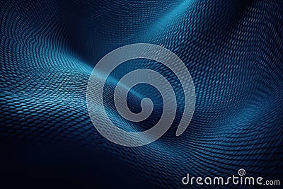 Dark blue abstract monochromatic texture background. AI generated picture Stock Photo