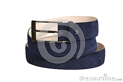 Dark blue belt Stock Photo