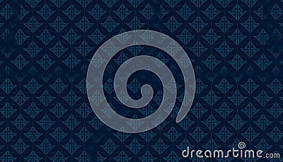Dark blue fabric texture. Elegant textile background pattern design, Stock Photo, Generative AI Stock Photo