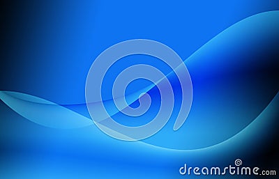 Dark blue gradient or shadow abstract science background with curved pattern graphic.Wave flow shape design create decoration Stock Photo