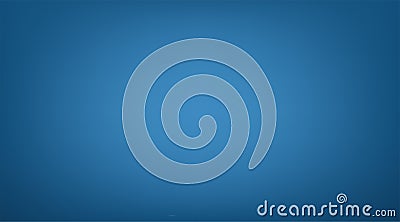 Dark blue gradient vector background with copy space at the center. Abstract soft simple illustration with gradient blur Vector Illustration