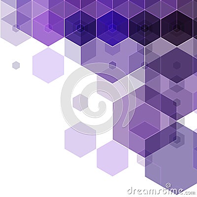 dark blue hexagon background. polygonal style. abstract vector illustration. eps 10 Cartoon Illustration