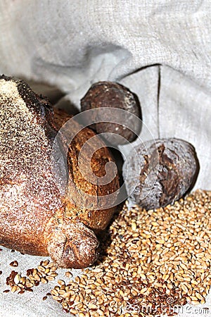 Dark bread Stock Photo