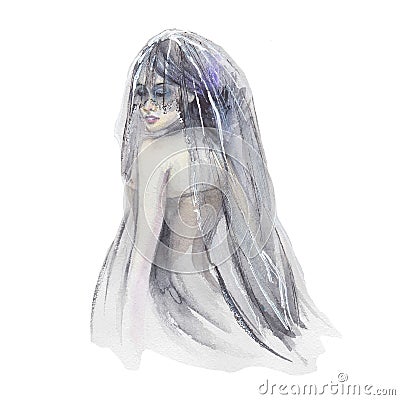 Dark bride Stock Photo