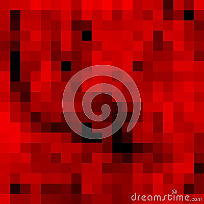 dark bright red mosaic background Stock Photo