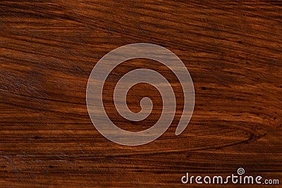 Dark brown varnished wooden board Stock Photo