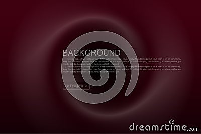 Dark burgundy design with gradient, round abstract frame as a whirlpool Stock Photo