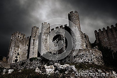 Dark Castle Stock Photo