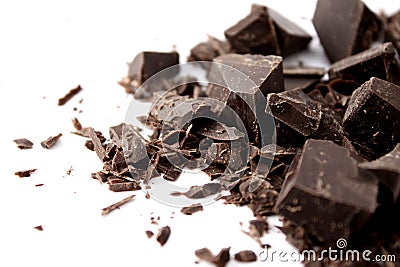Dark chocolate Stock Photo