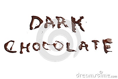 Dark chocolate Stock Photo