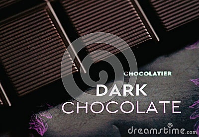 Dark Chocolate Stock Photo