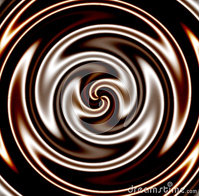 Dark Chocolate Swirl Stock Photo