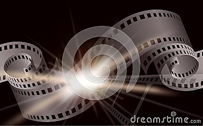 Dark Cinema film background Stock Photo