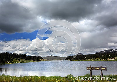 Unpredictable Weather in Beartooth Pass Stock Photo