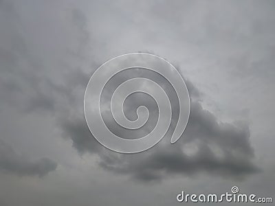 Dark clouds in the sky layered Stock Photo
