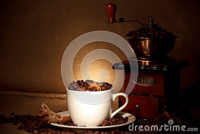 Dark coffee Stock Photo