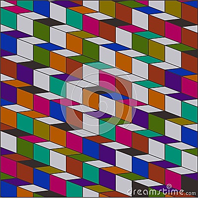 The Dark Colorful Abstract Pattern Wallpaper With Line Stock Photo