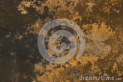 Dark golden and brown grunge texture Stock Photo