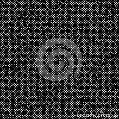 Dark gray dotted, dots, circles pattern, background Geometry is seamlessly repeatable Vector Illustration