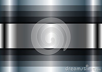 Dark gray striped pattern background, 3d lines design abstract symmetrical minimal dark background Vector Illustration