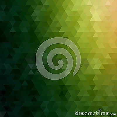 dark green triangular. abstract vector background. eps 10 Cartoon Illustration