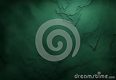 Dark green wall texture for designer background Stock Photo