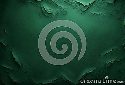 Dark green wall texture for designer background Stock Photo