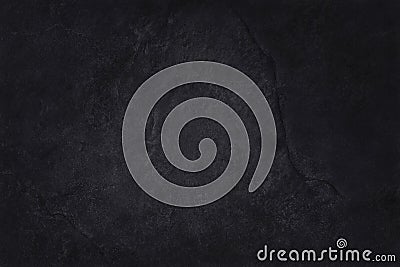 Dark grey black slate texture in natural pattern with high resolution for background and design art work. Black stone wall Stock Photo