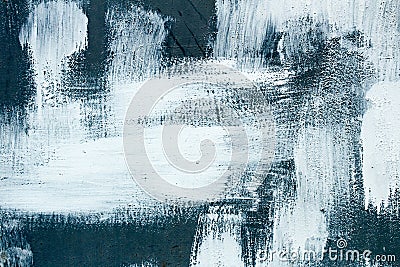 Dark grey and white brushed texture background chaotic style paint brush strokes Stock Photo