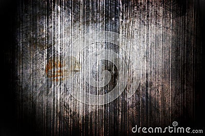 Dark grunge metal wall Stock Photo