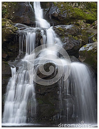 Dark Hallow Falls, Shenandoah National Park, Virginia Stock Photo