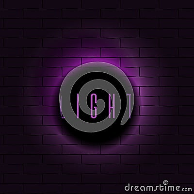 Dark light Vector Illustration