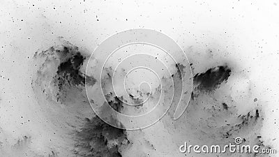 Dark matter black and white background or effect Stock Photo