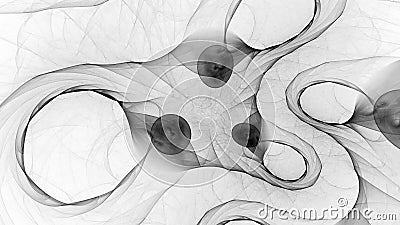 Dark matter inverted black and white abstract background Stock Photo
