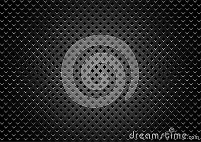 Dark Metal Texture Background Vector Illustration