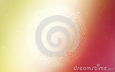 Dark Multicolor vector layout with cosmic stars. Vector Illustration