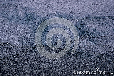 Dark mystic blue background with sand grains Stock Photo