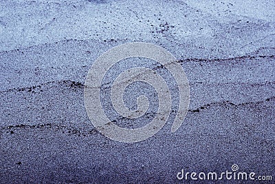 Dark mystic purple background with sand grains Stock Photo