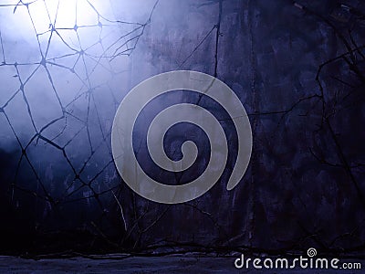 Dark mystical interior. Stock Photo