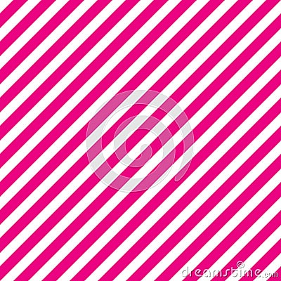 Dark pink and white diagonal stripes seamless pattern Vector Illustration