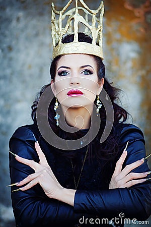 Dark queen Stock Photo