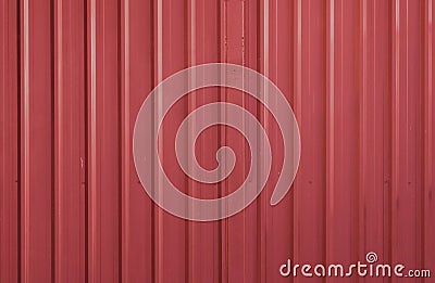 Dark red color steel side panel container can be decorated and create a container texture background - red abstract backdrop Stock Photo