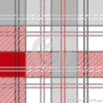 Dark seamless checkered pattern for school uniform. Vector Illustration