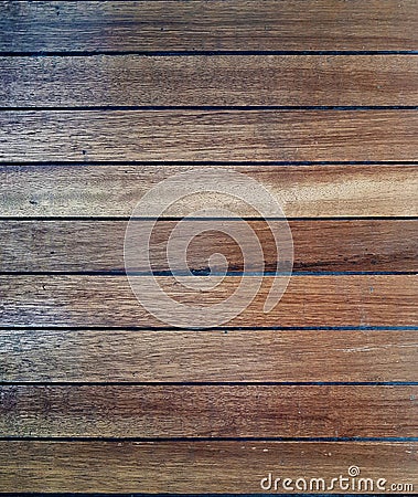 Dark slightly worn natural wood parquet tile Stock Photo