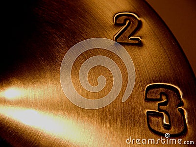 Clock face deadline Stock Photo