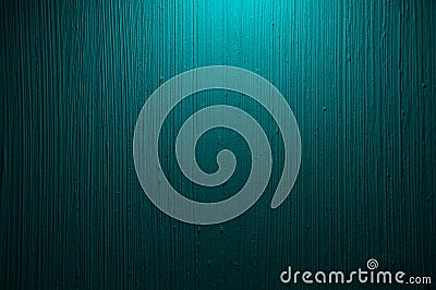 Dark turquoise Vertical abstract stucco decorative painted wall texture Stock Photo