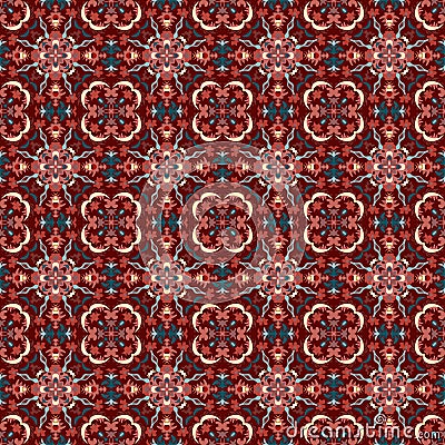 Dark vintage beautiful seamless pattern vector illustration Vector Illustration