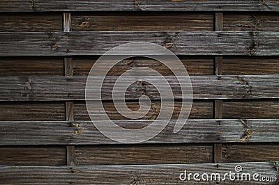 Dark wall of wood. Stock Photo