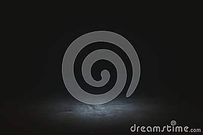 Dark wallpaper with spotlight Stock Photo